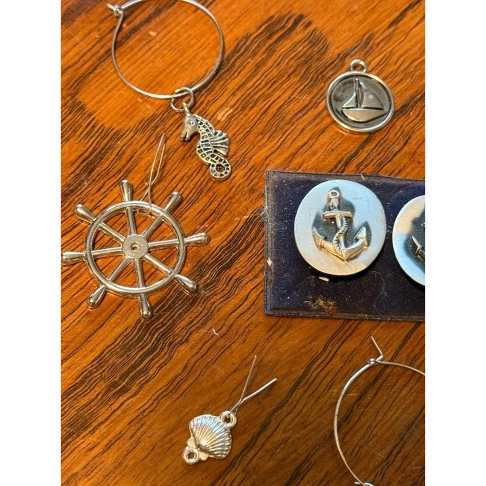 Nautical Ocean Jewelry Charm Mixed Lot - Picture 2 of 4